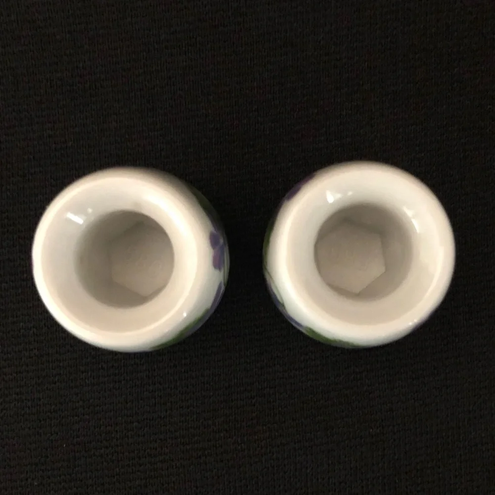 Vintage miniature candleholders